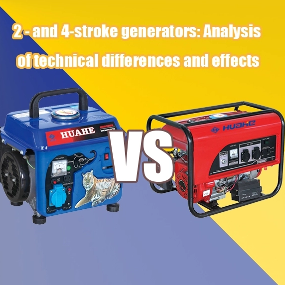 Qual é a diferença entre um gerador de 2 tempos e um gerador de 4 tempos