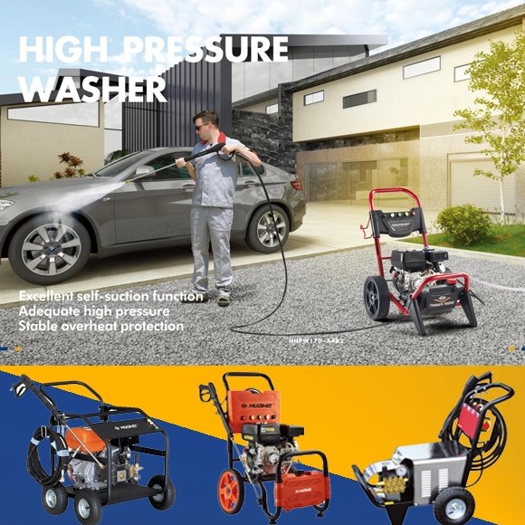 Explore as razões pelas quais a lavadora de alta pressão se tornou uma boa ferramenta para lavagem e limpeza doméstica de carros