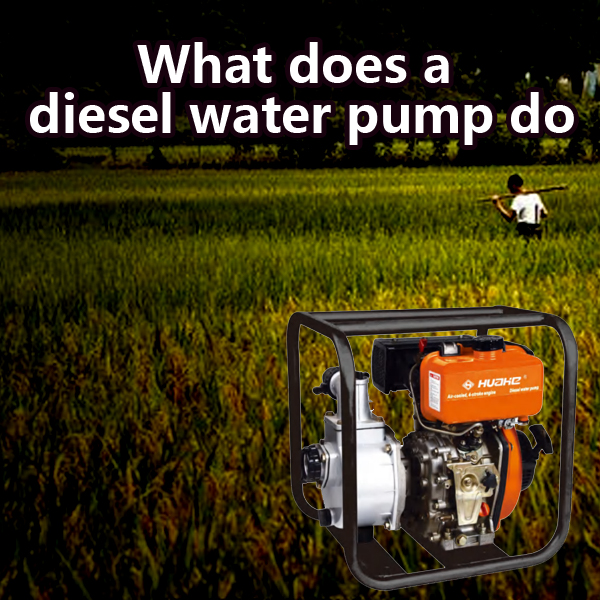 O que uma bomba de água diesel faz?