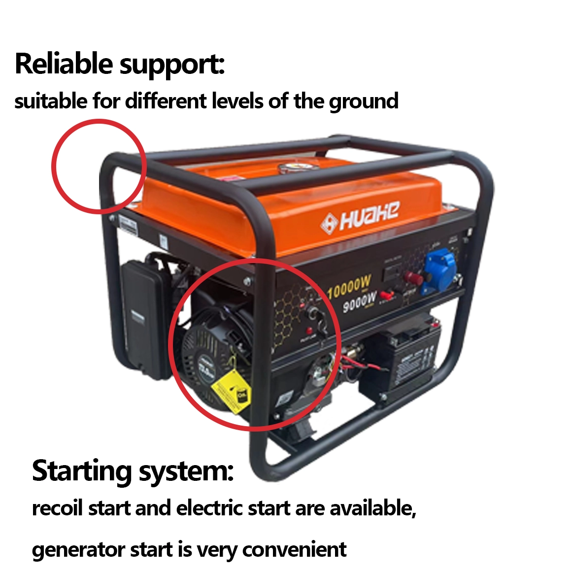 Quais são as vantagens dos geradores a gasolina sem chumbo