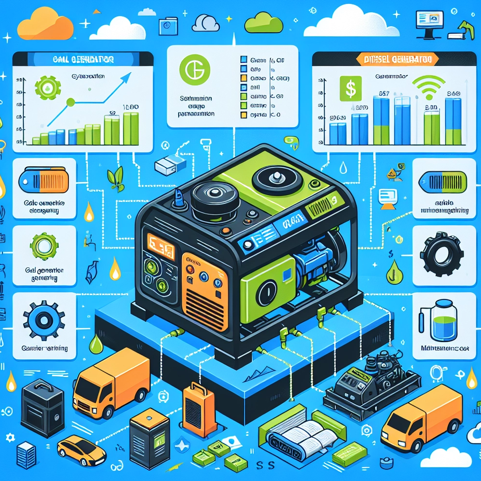 Escolha um gerador a gasolina ou um gerador a diesel?
